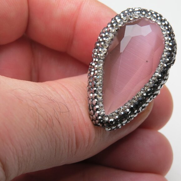 *925 Sterling Silver Hematite Ring - Picture 4 of 4
